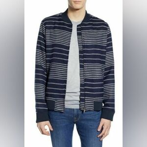 Scotch & Soda Amsterdam Couture Raffia Stripe Bomber Jacket. Men's Size L